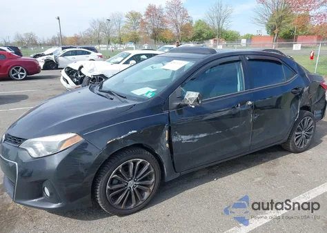 2016 Toyota Corolla S Plus из США, поврежденный, VIN 2T1BURHE3GC732849